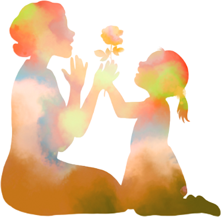 親子で学ぶ日本語学習のイメージ